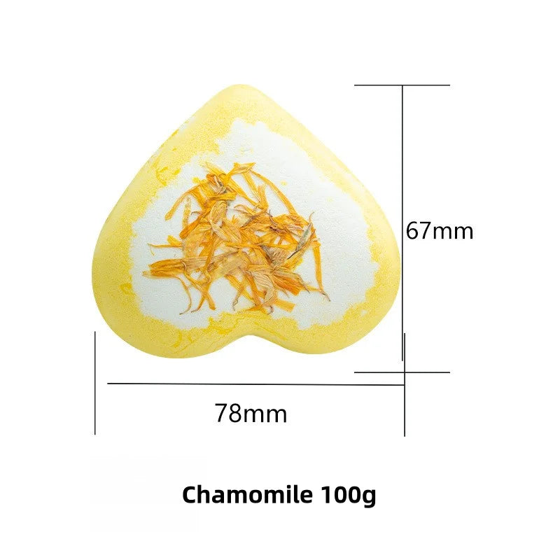 Set Cadeau 4 Bombes de Bain aux Fleurs Séchées