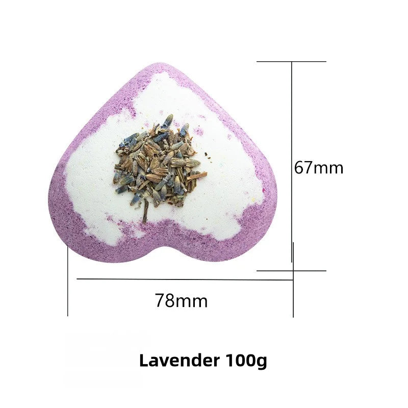 Set Cadeau 4 Bombes de Bain aux Fleurs Séchées