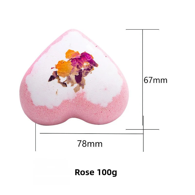 Set Cadeau 4 Bombes de Bain aux Fleurs Séchées