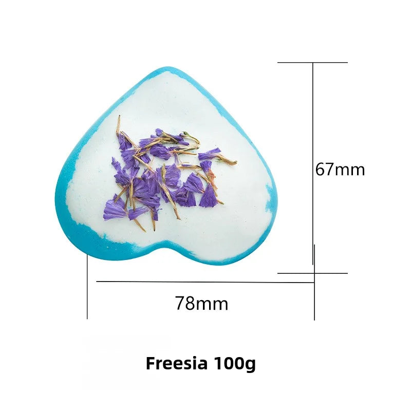 Set Cadeau 4 Bombes de Bain aux Fleurs Séchées