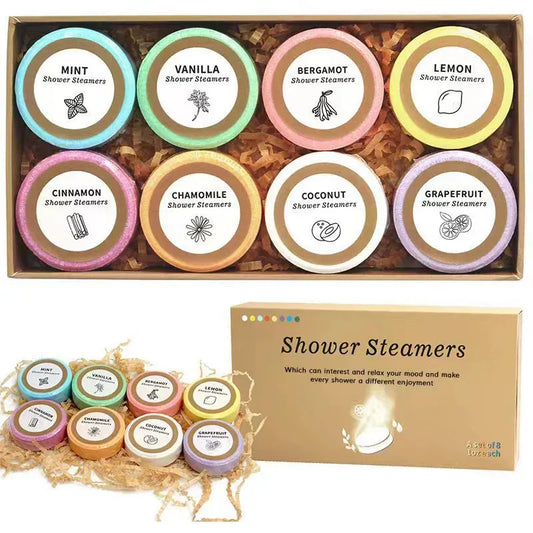 🌸 Coffret Bombes de Bain Naturelles – 10 pièces (30g chacune)