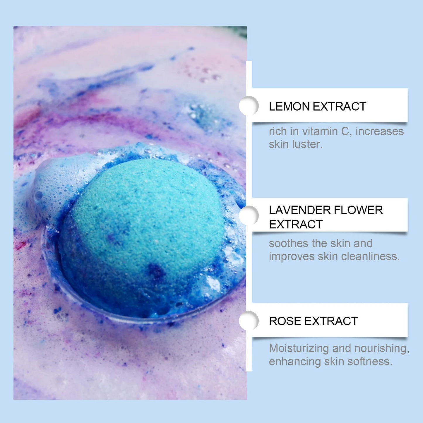 🛁 Coffret Bombes de Bain Spa – 6 pièces (180g)