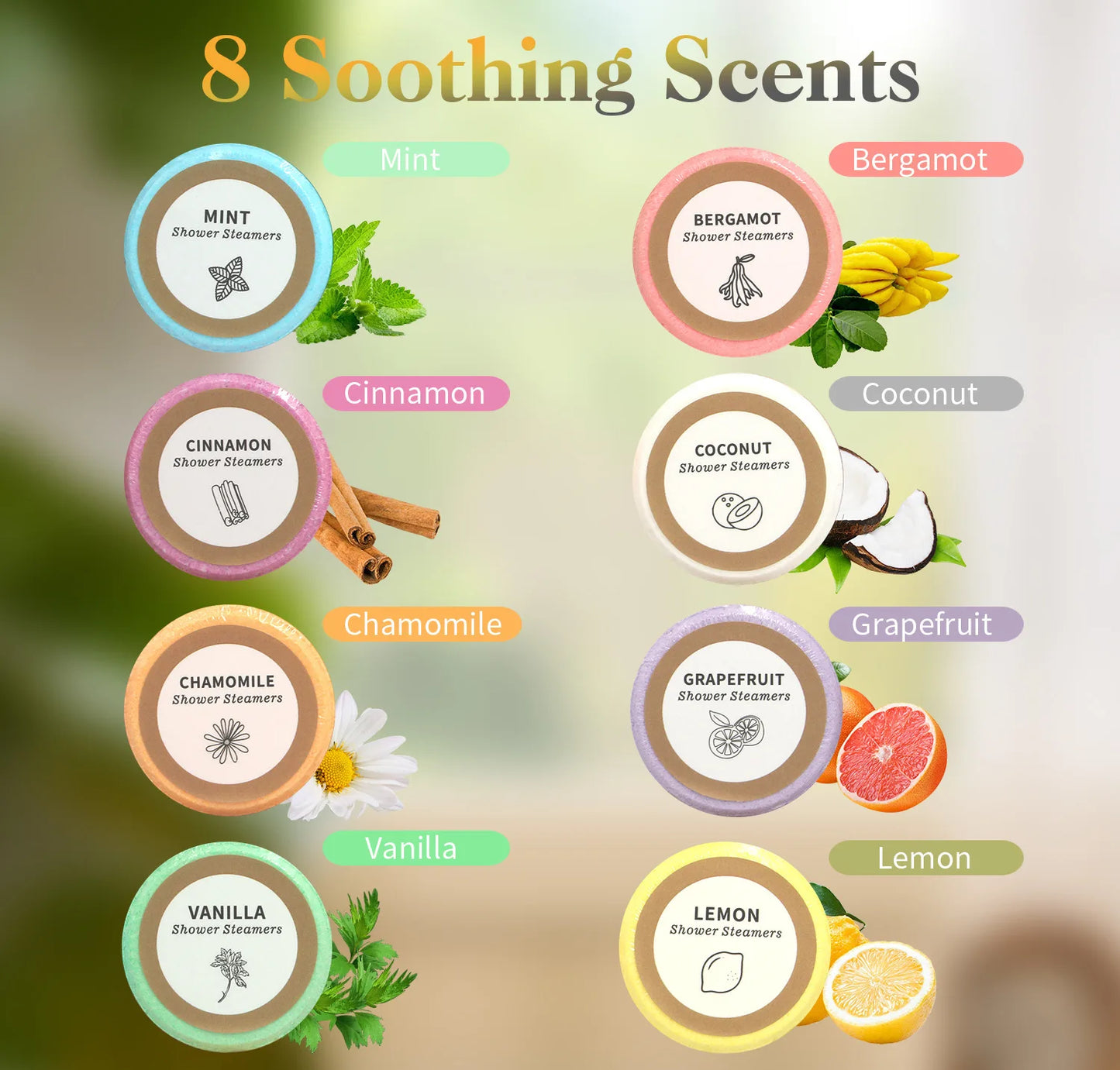 🌸 Coffret Bombes de Bain Naturelles – 10 pièces (30g chacune)