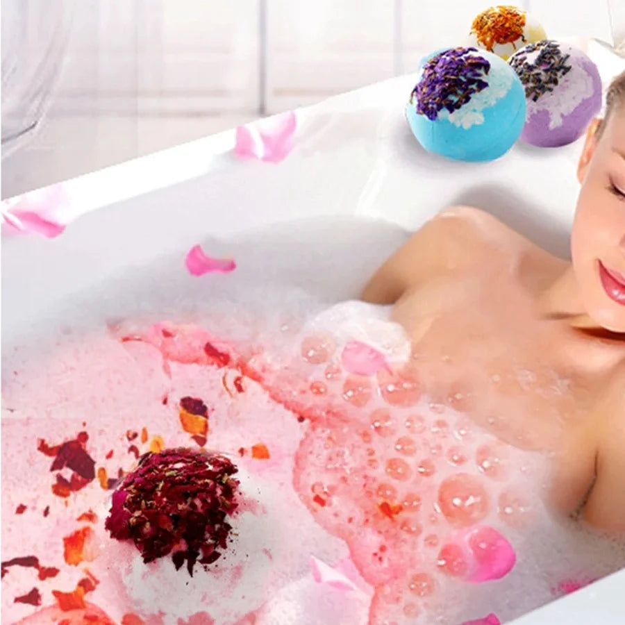 🛁 Bombe de Bain Effervescente – 100g de Détente et de Plaisir