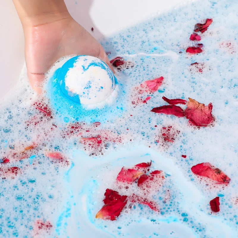 🛁 Bombe de Bain Effervescente – 100g de Détente et de Plaisir