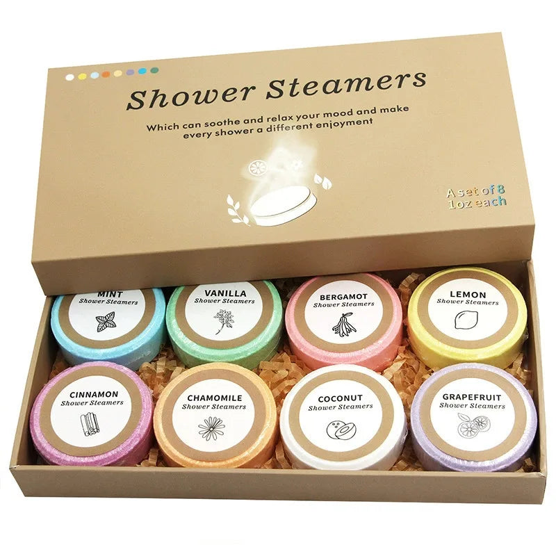 🌸 Coffret Bombes de Bain Naturelles – 10 pièces (30g chacune)